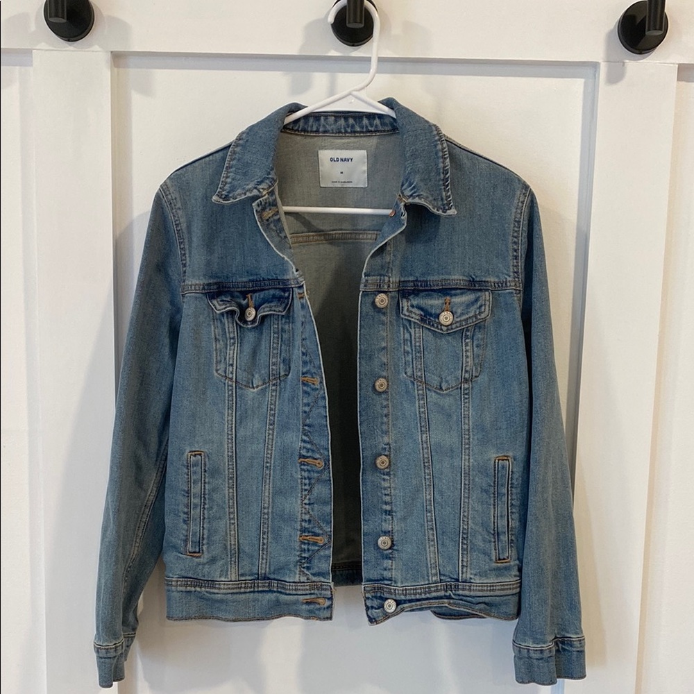 Old Navy Blue Jean Jacket Classic Trucker Style